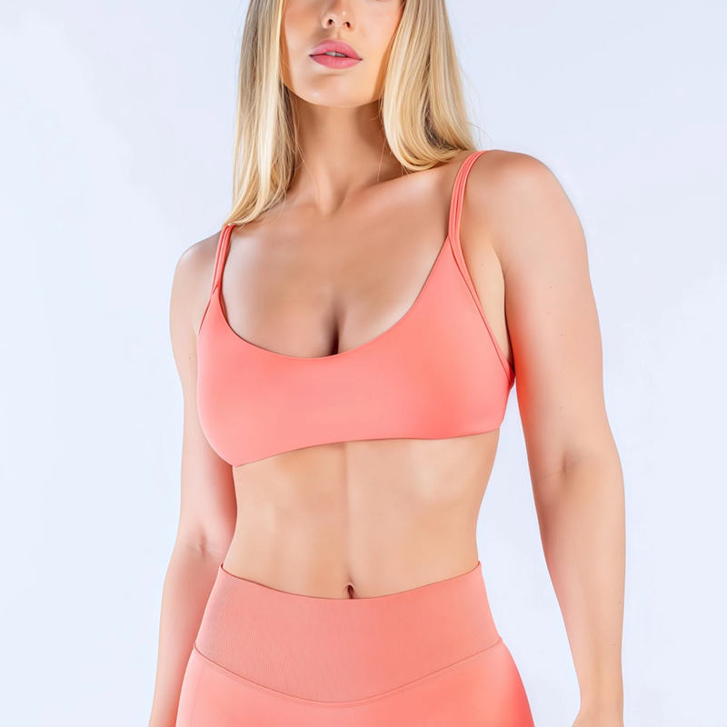 Quick Dry Underwear - HISTELLO Impact Scoop Neck Bra pour