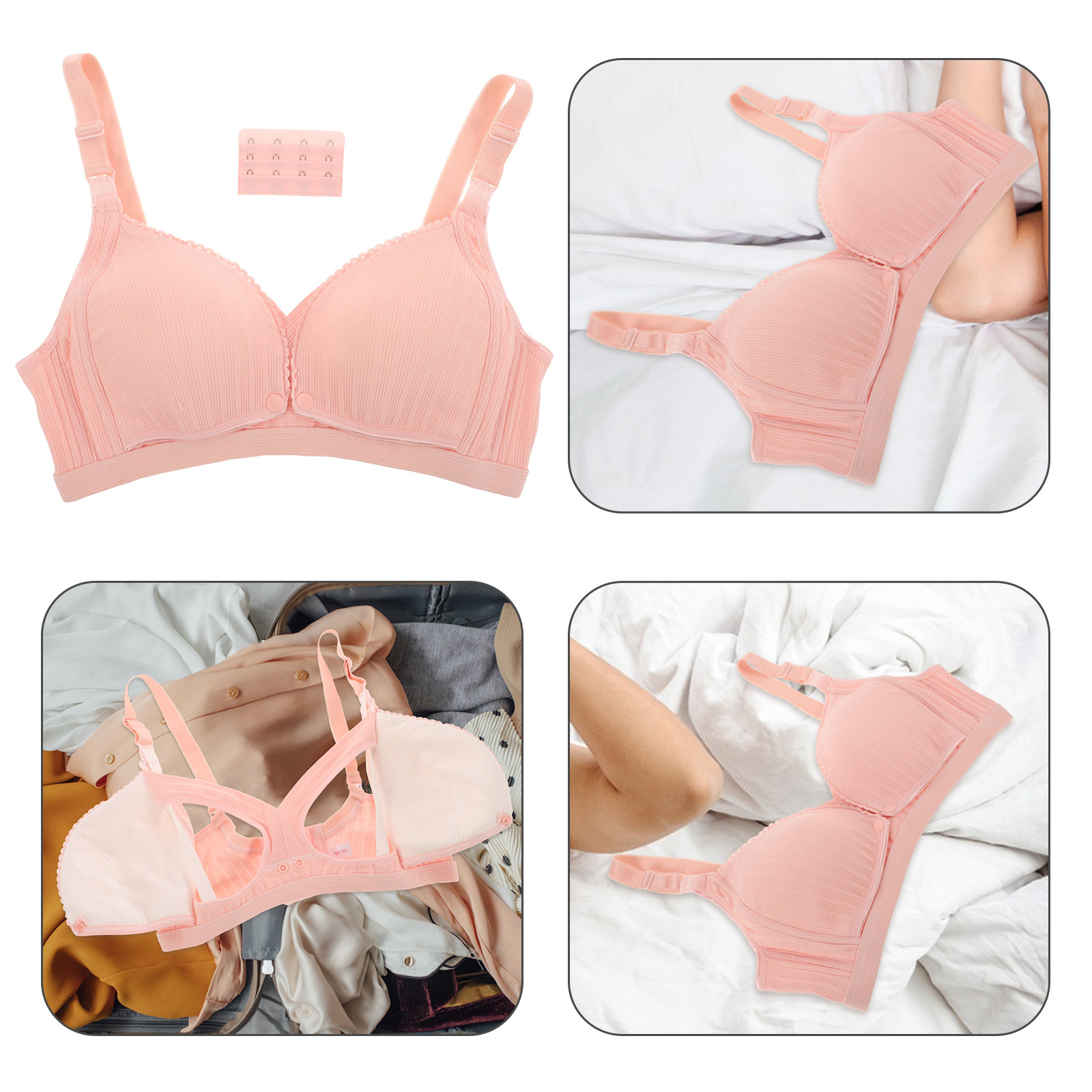 Tank Top Ribbed - Soutien-gorge d'allaitement et de maternité rose