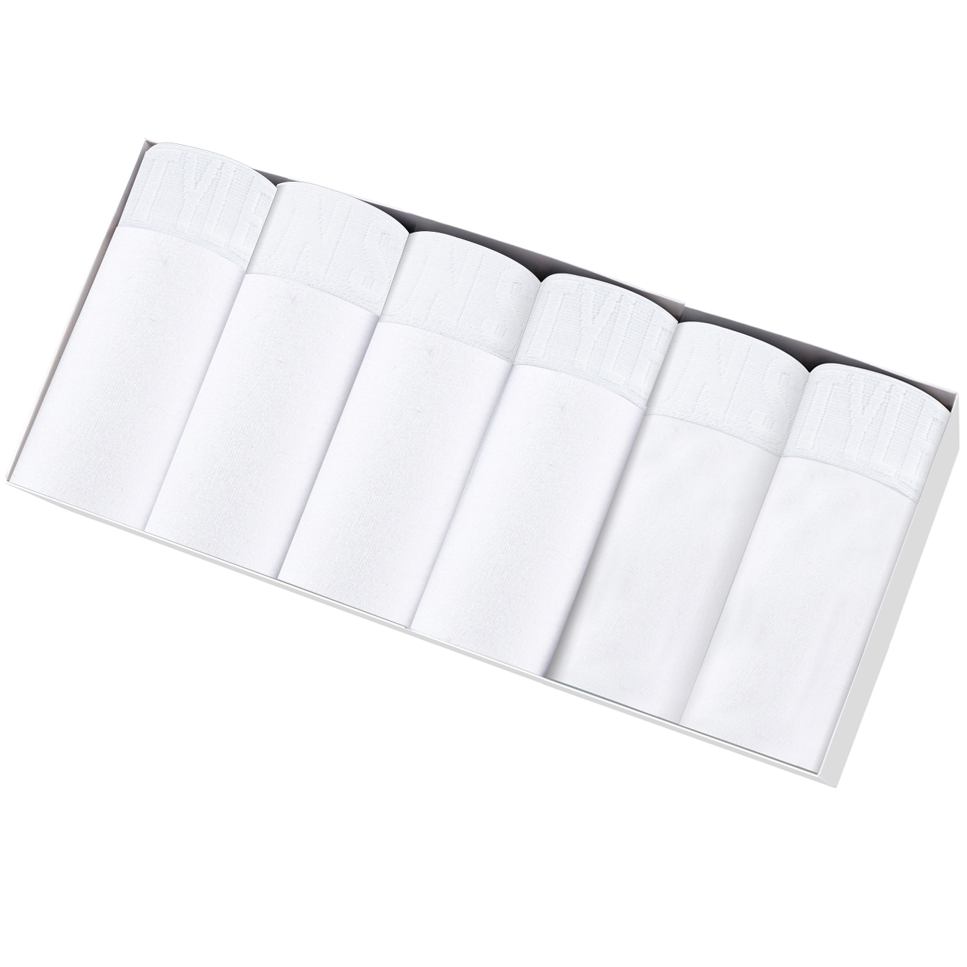 Boxer Shorts Modal - 6 pièces boxeurs blancs homme caleçons