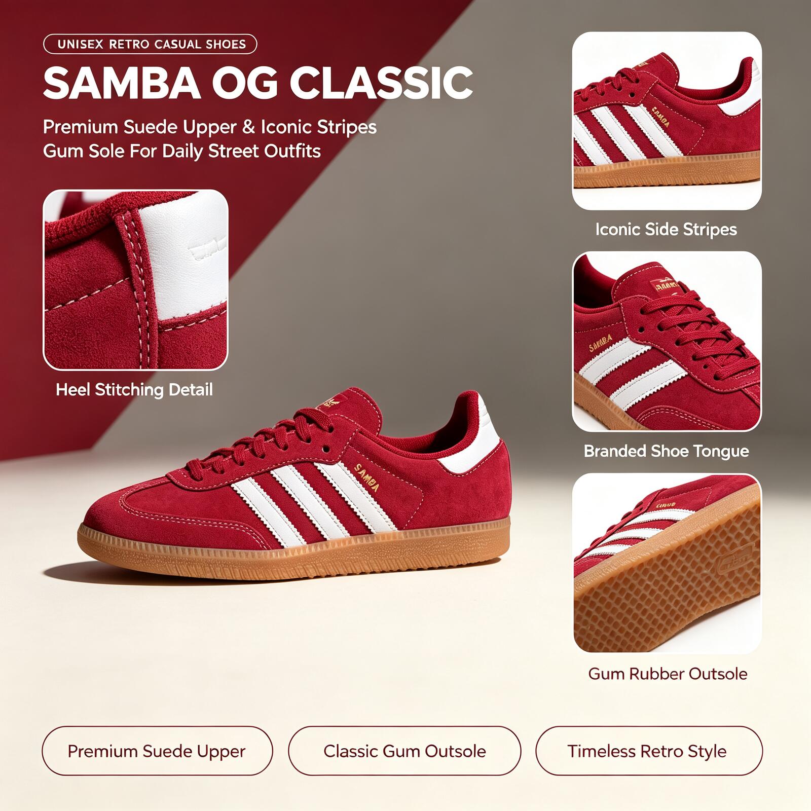 Adidas Shoes Samba - Adidas Officiel Authentique SAMBA OG KJ2788
