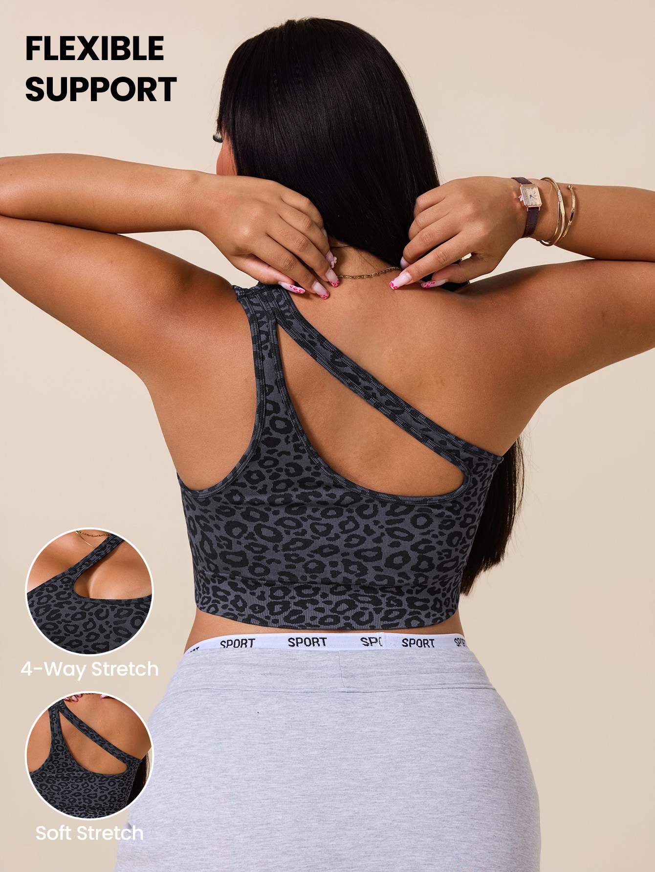 Soutien-gorge de sport asymétr - Tank Top Ribbed avis et prix