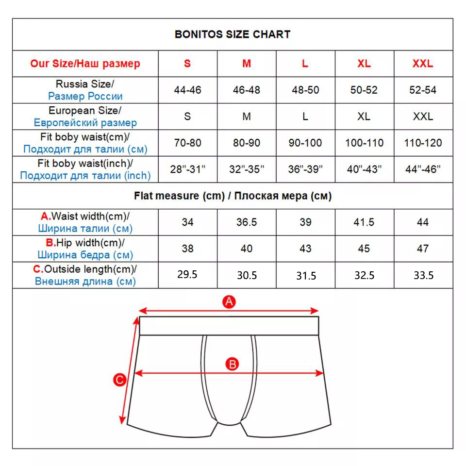 6 pièces blanc hommes culottes - Boxer Shorts Modal avis et prix