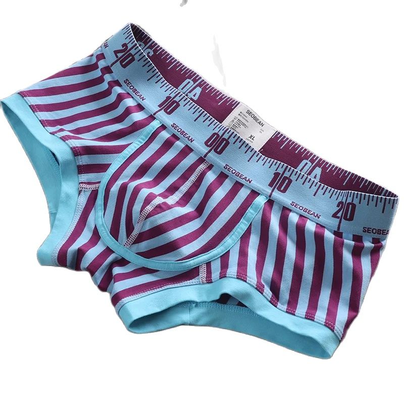 Nouveau Boxer rayé sous-vêteme - Boxer Brief Pack Cotton avis et prix